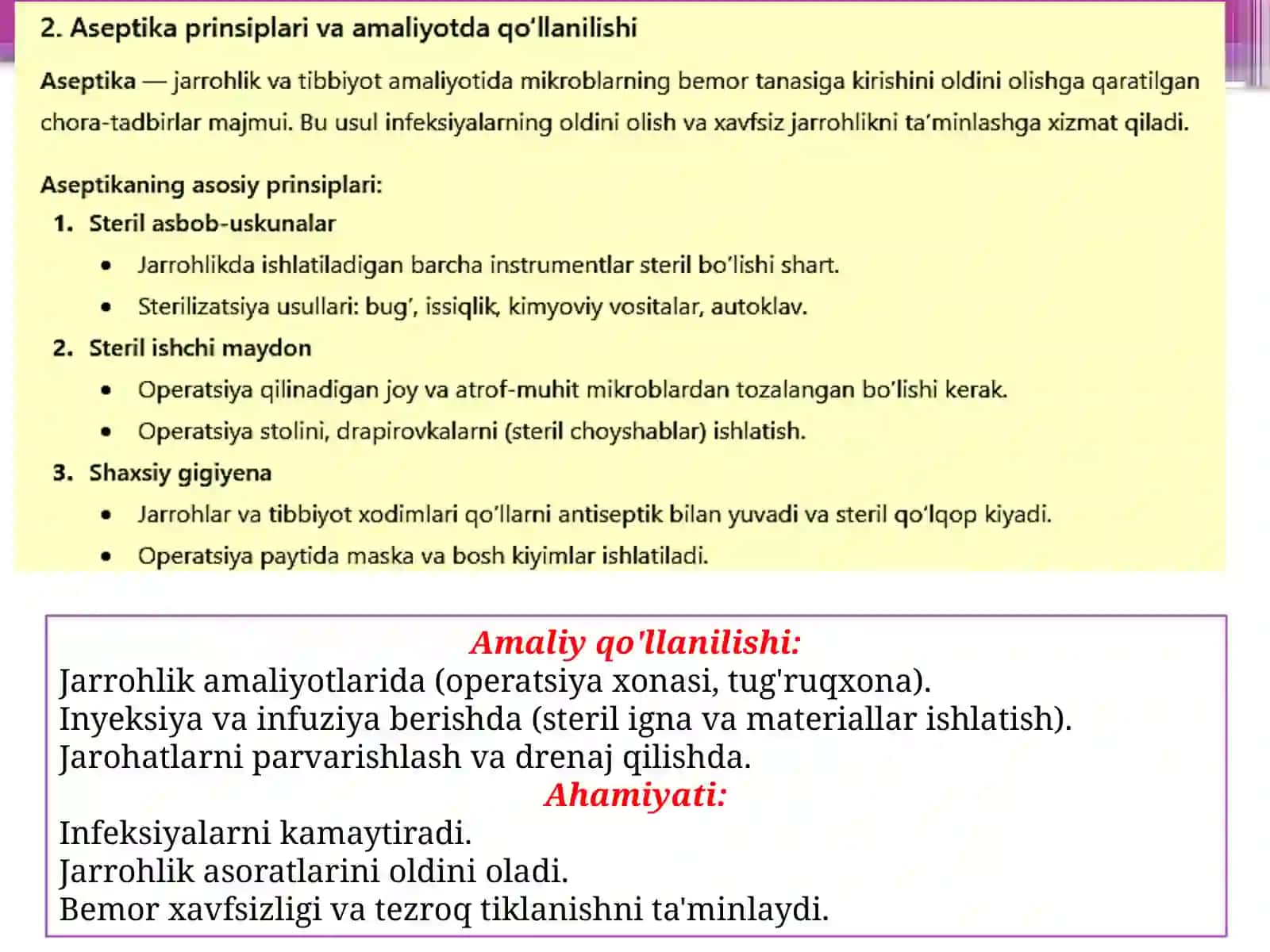 Antiseptik va Dezenfeksion Vositalari 4