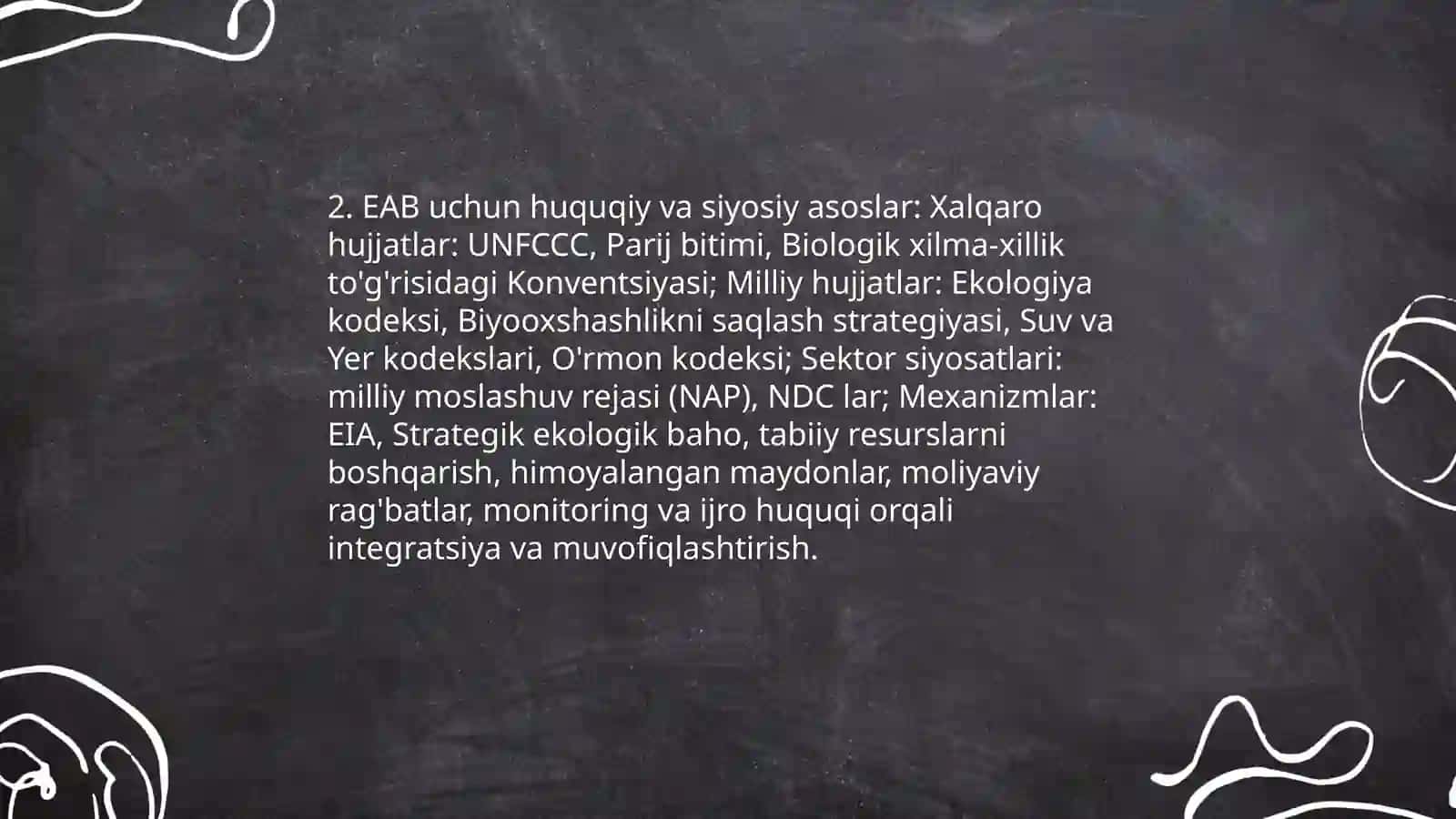 Ekotizimga asoslangan boshqaruvni rejalashtirish 4