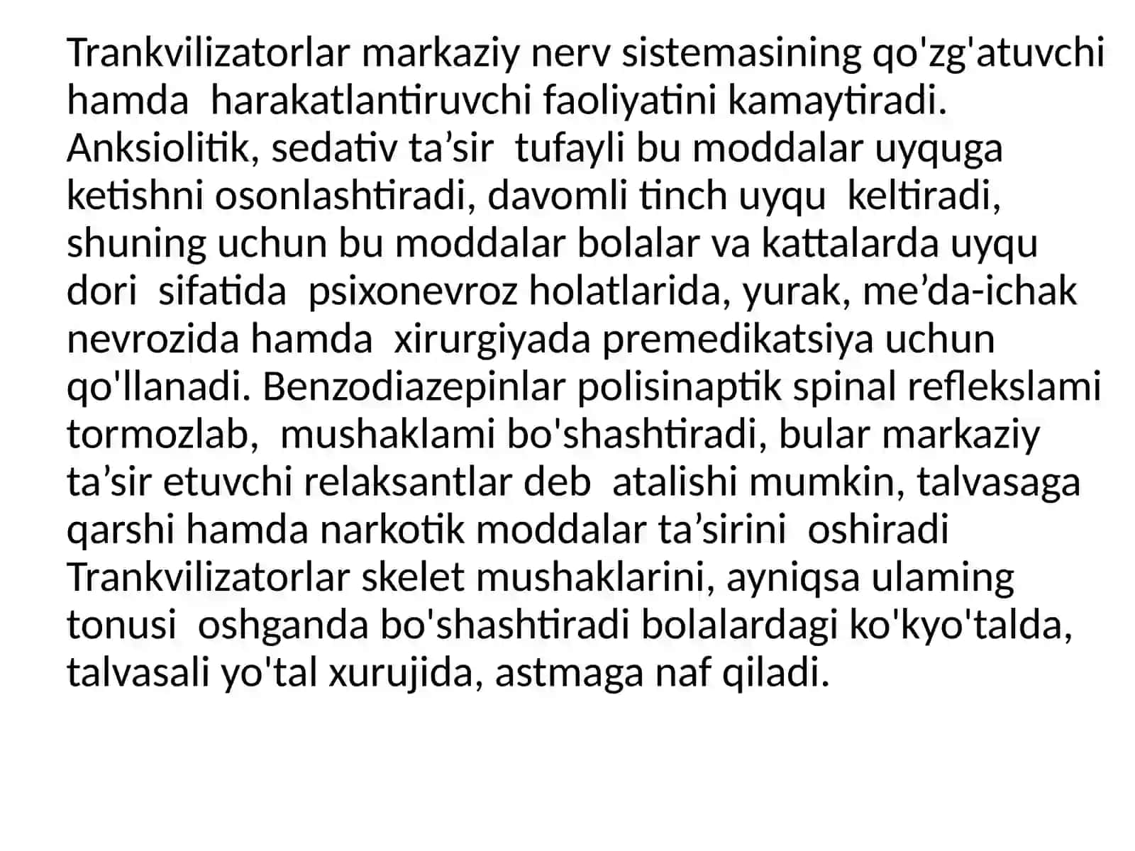 Trankvilizatorlar 4
