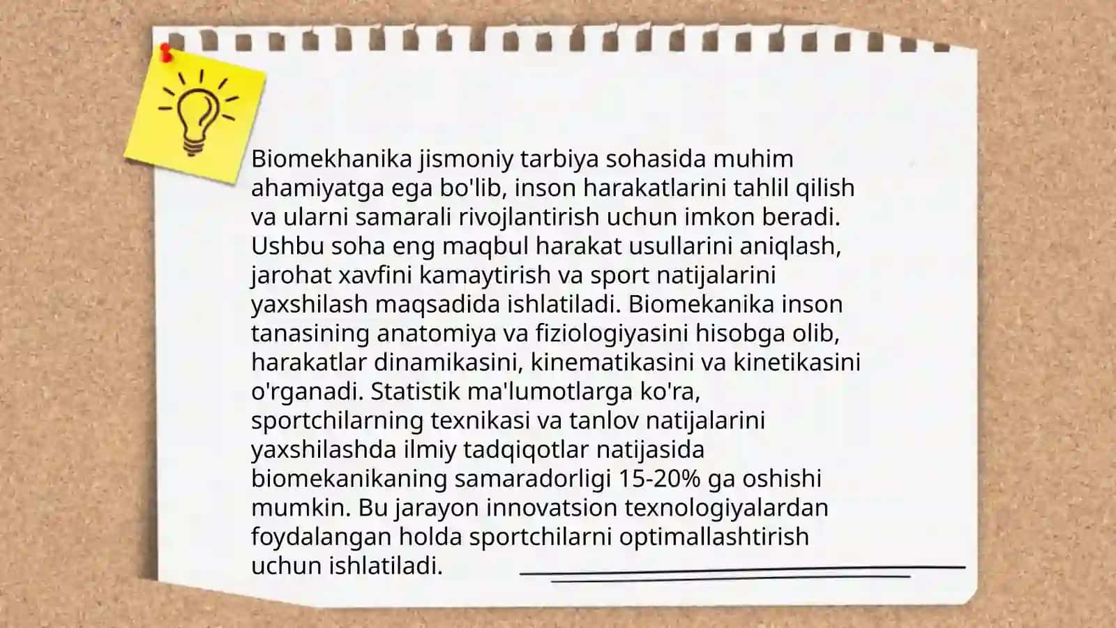 Jismoniy mashqlar biomexanikasi fanining maqsadi hamda vazifalari 4