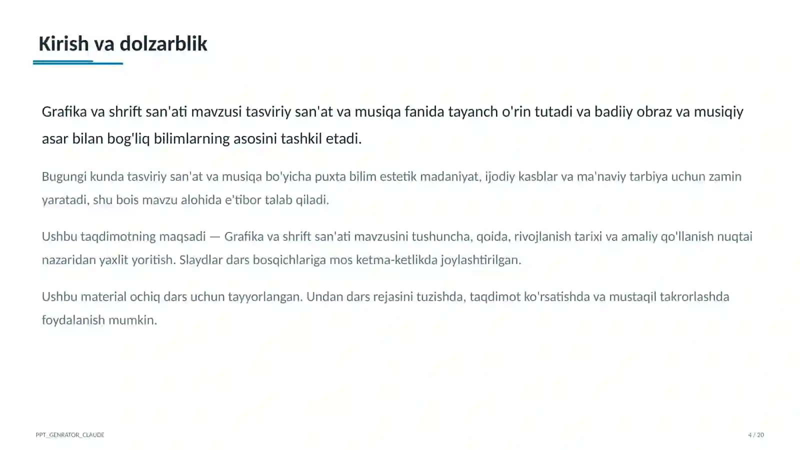 Grafika va shrift san'ati (6-sinf) 4