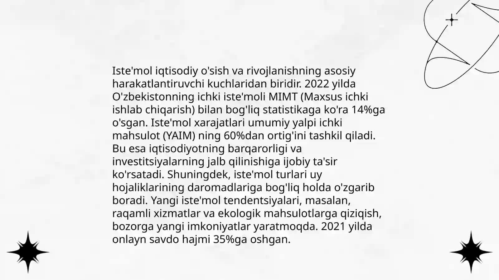 Iste'mol va jamg'armaning mazmuni, shakllanishi va ular o'rtasidagi optimal nisbat 4