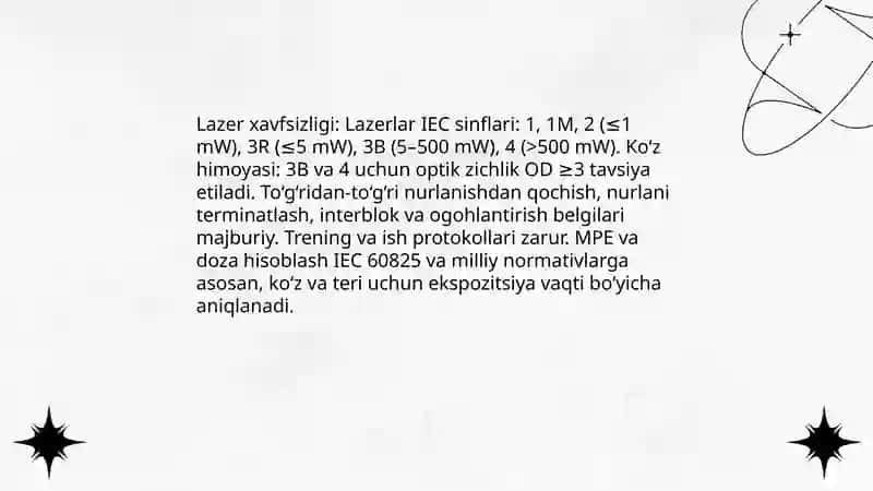Lazerlar lezer nurlanishini 4