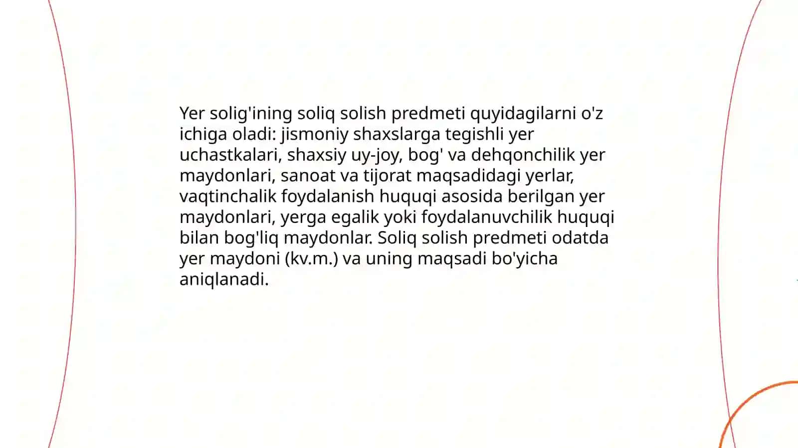 Jismoniy shaxslardan olinadigan yer soligʻi 4
