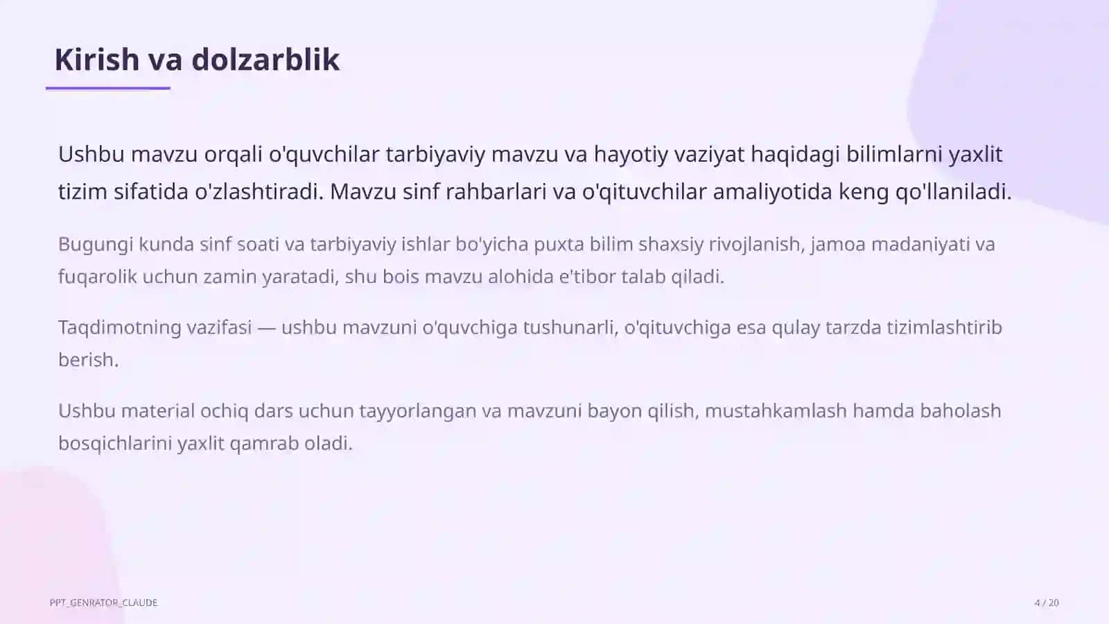 Sinf jamoasini shakllantirish: birgalikda kuchlimiz 4