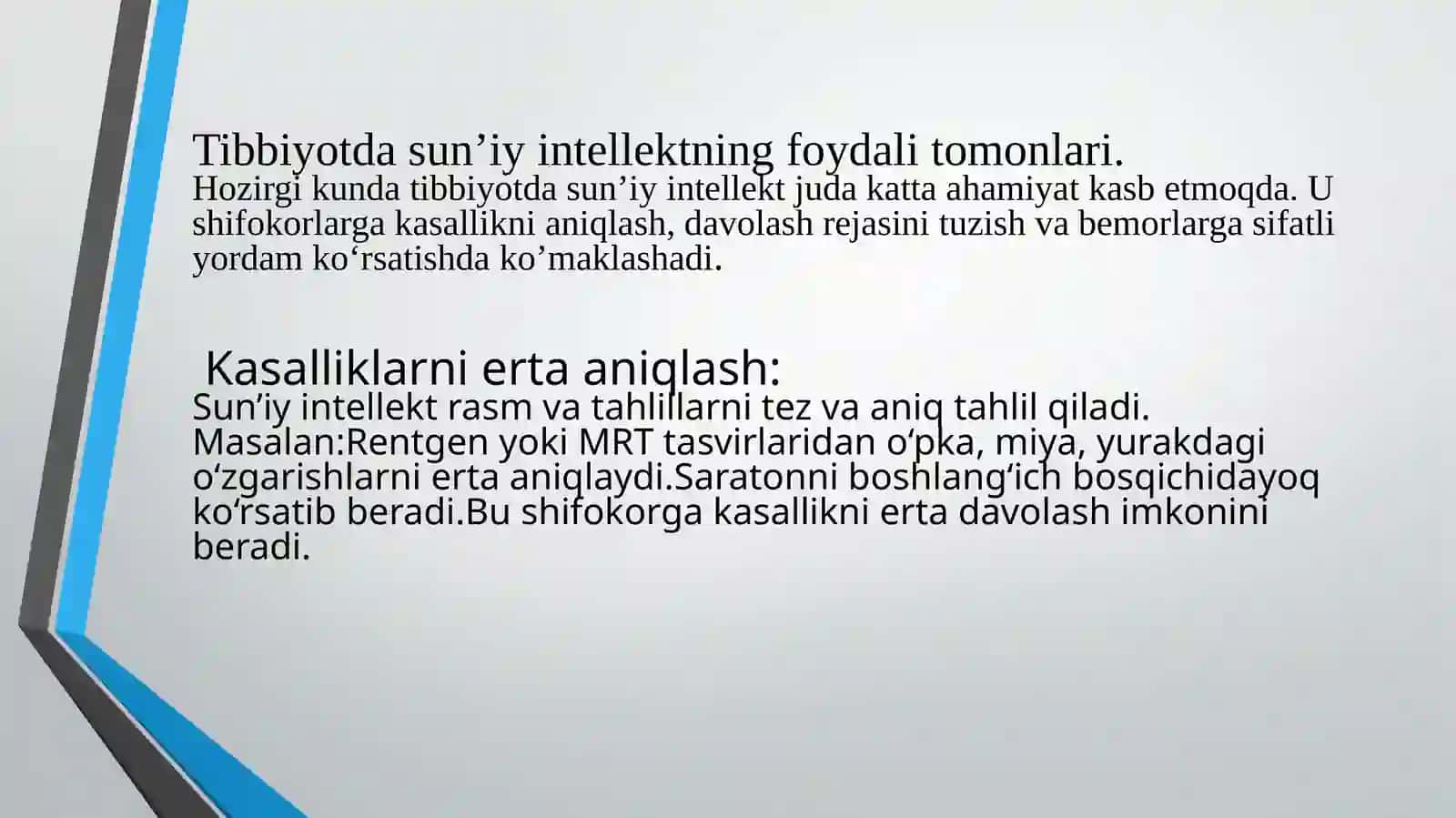 SUN’IY INTELLEKTDA FOYDALANIB TEKSHIRUV USULLARIGA YANGICHA G’OYALARNI KIRITISH VA TAHLIL QILISH 4