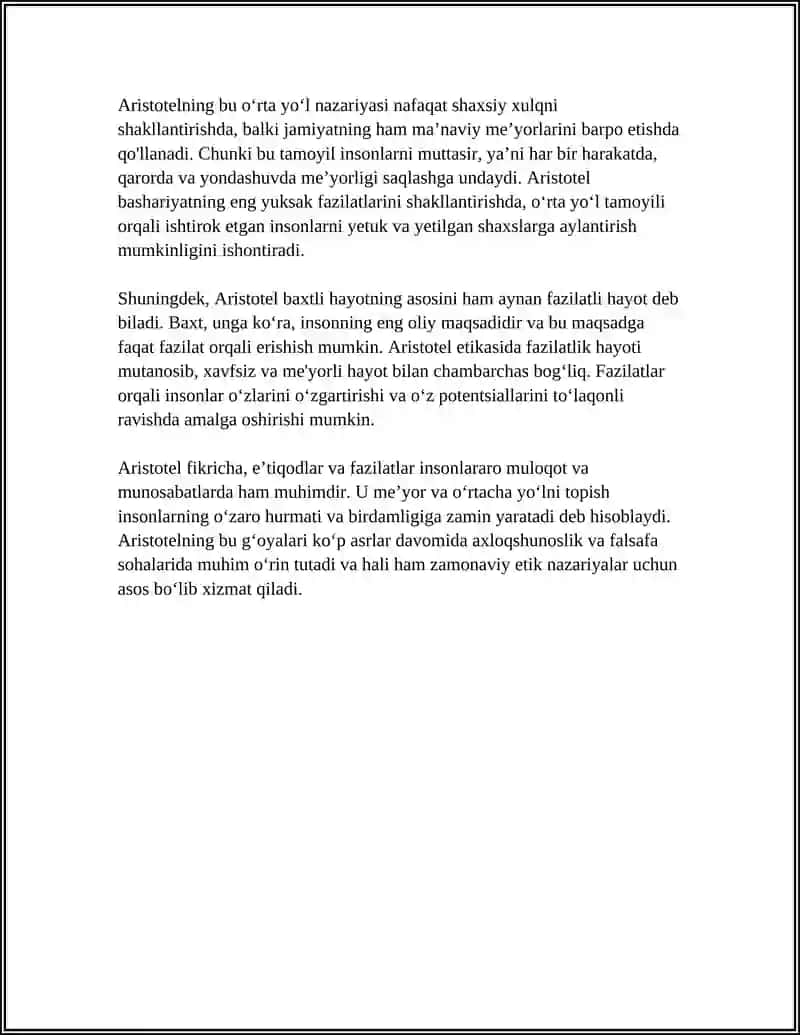 BUYUK MUTAFAKKIRLAR ETIKA KATIGORYALARI HAQIDA 4
