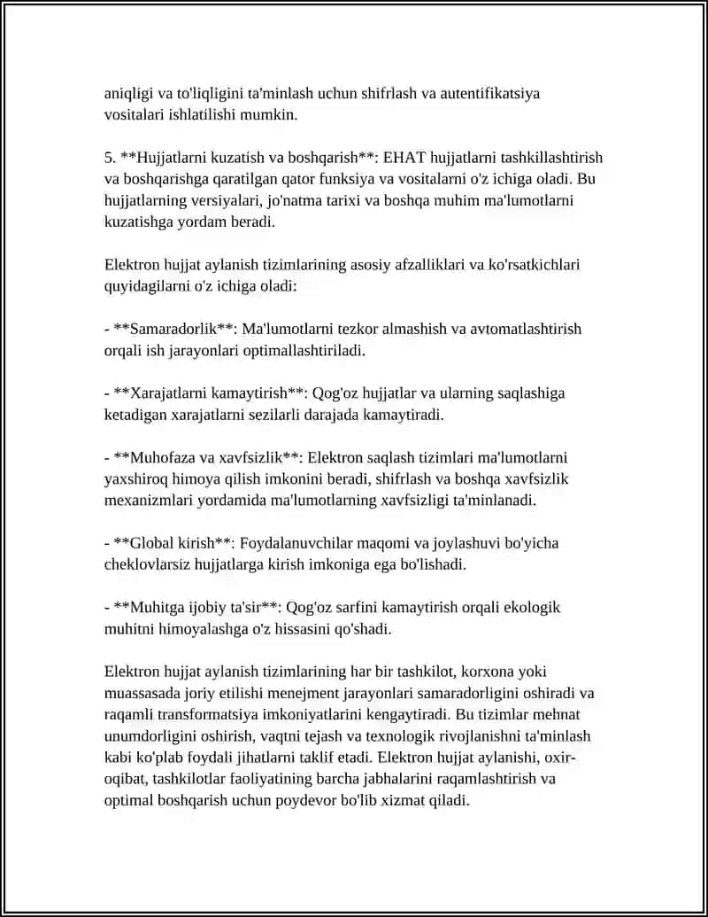 Elektron Hujjat Aylanish Tizimlari 4
