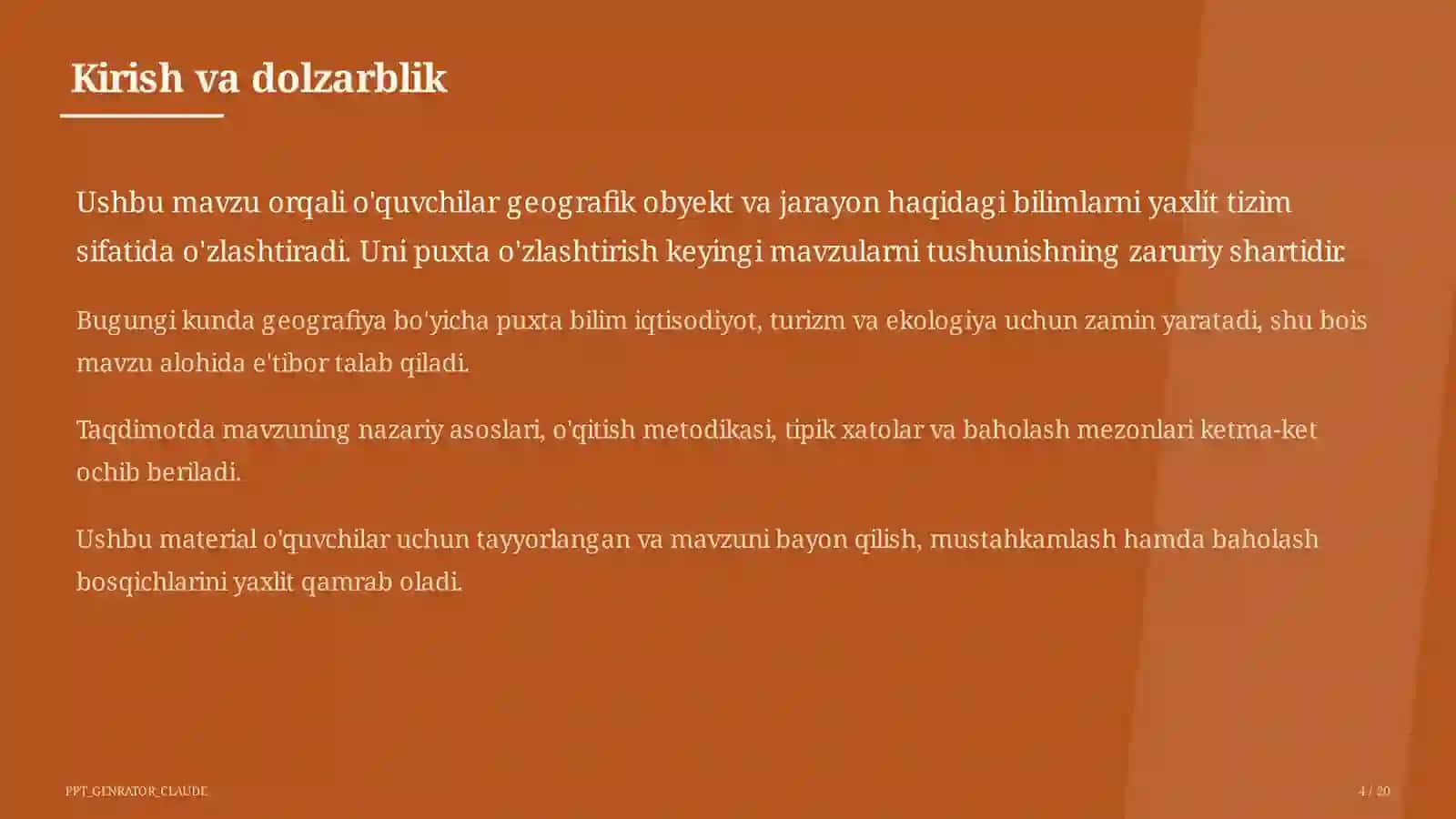 O'zbekistonning ichki suvlari: Amudaryo va Sirdaryo (8-sinf) 4