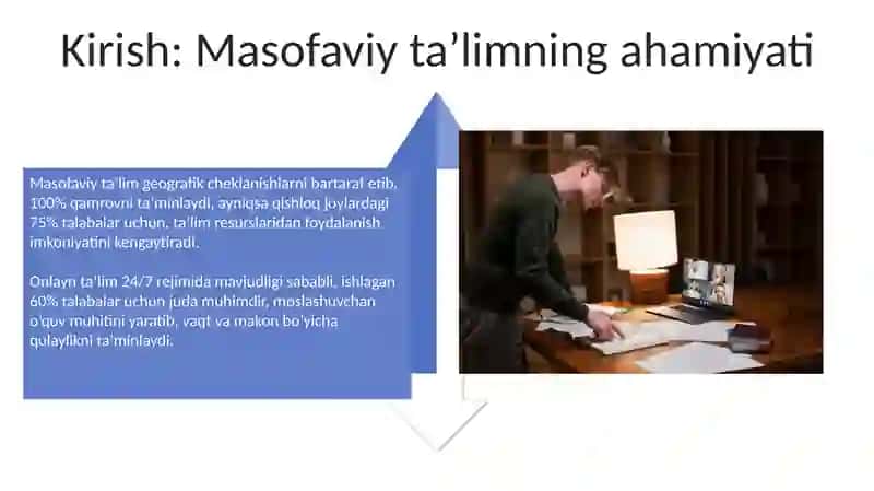 Masofaviy taʼlim tizimining tarkibiy qismlari va bosqichlari 4