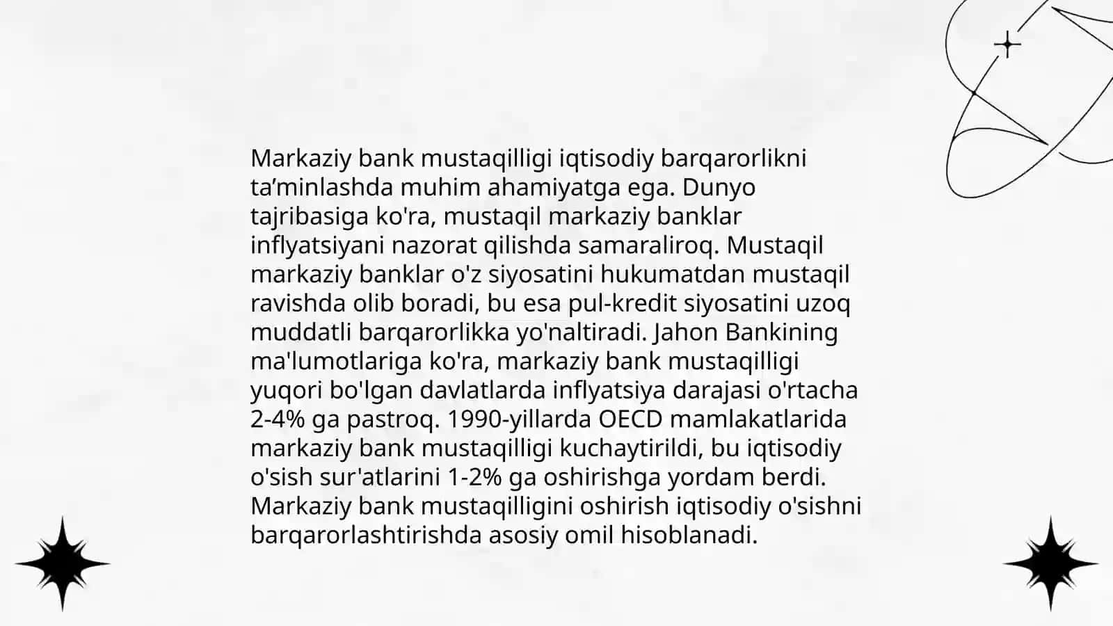Markaziy bank mustaqiligi 4