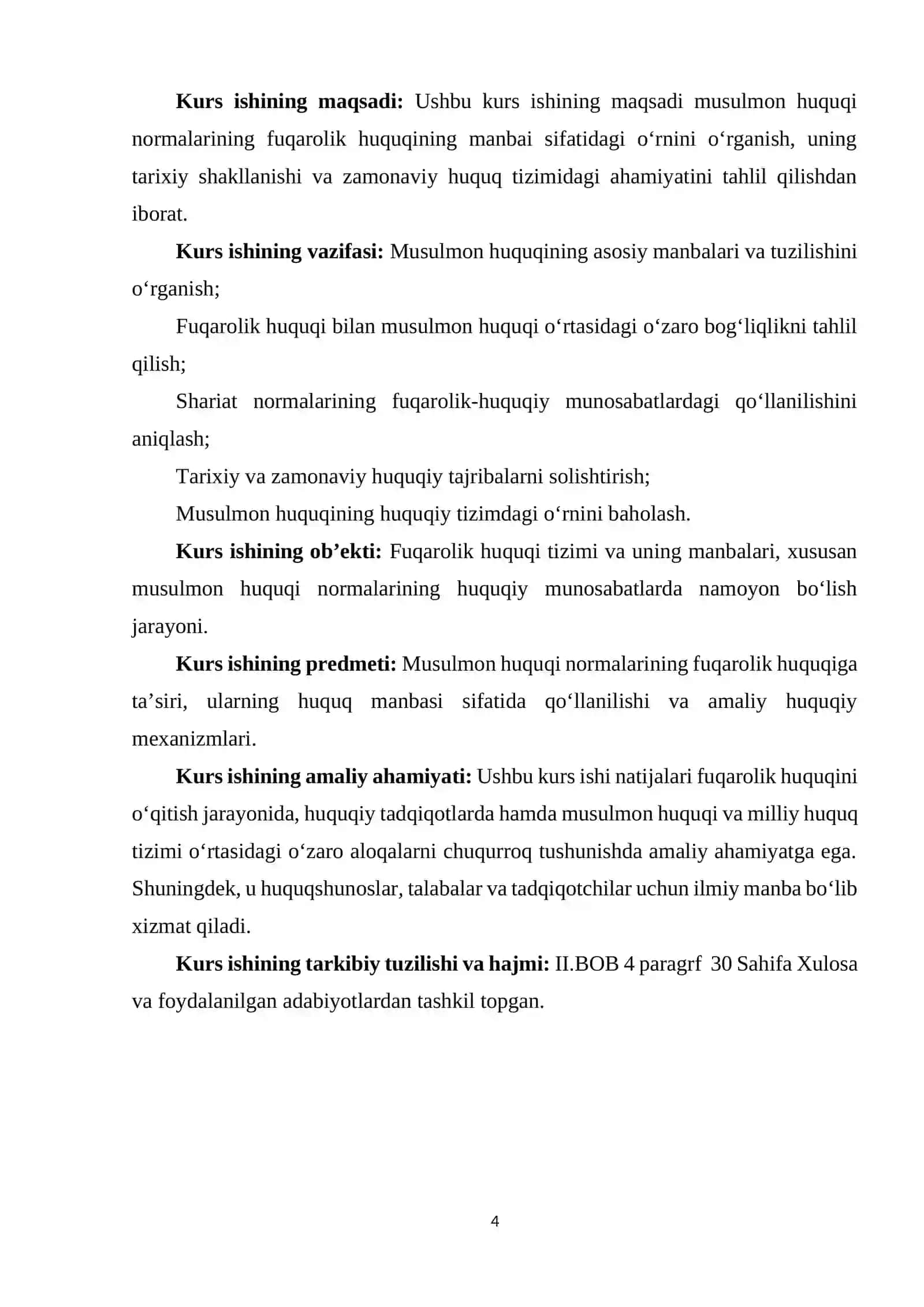 FUQAROLIK HUQUQING MANBASI SIFATIDA MUSULMON HUQUQI NORMALARI. 4