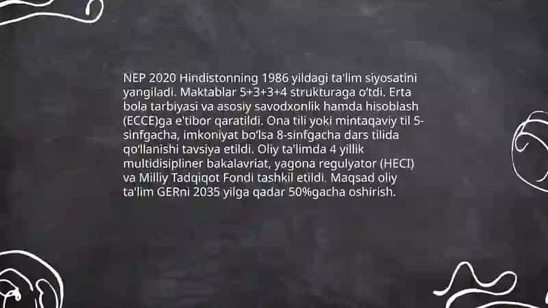 Hindiston ta'lim tizimi 4