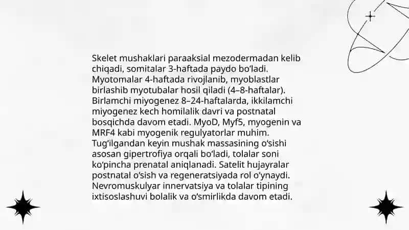 Bolalarda mushak tizimini anatomo-fiziologik hususiyatlari 4