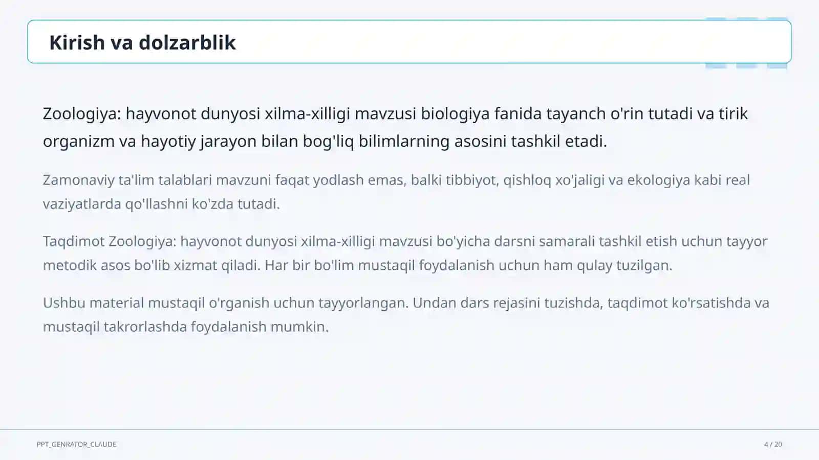 Zoologiya: hayvonot dunyosi xilma-xilligi (7-sinf) 4
