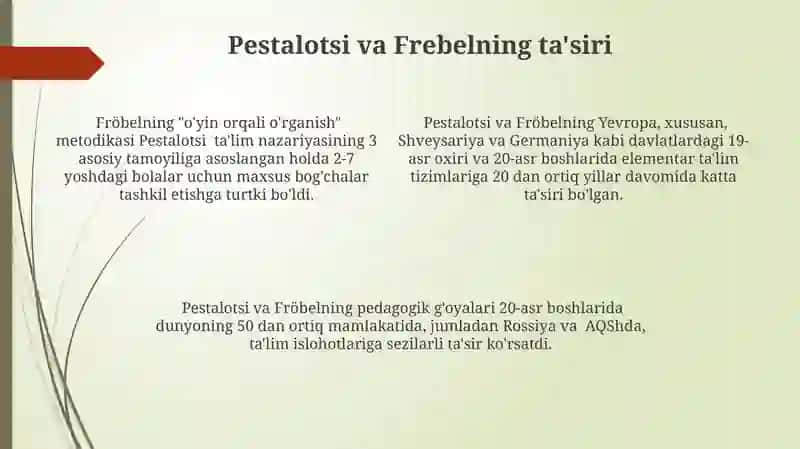Pedagogika fanidan mustaqil ish 4