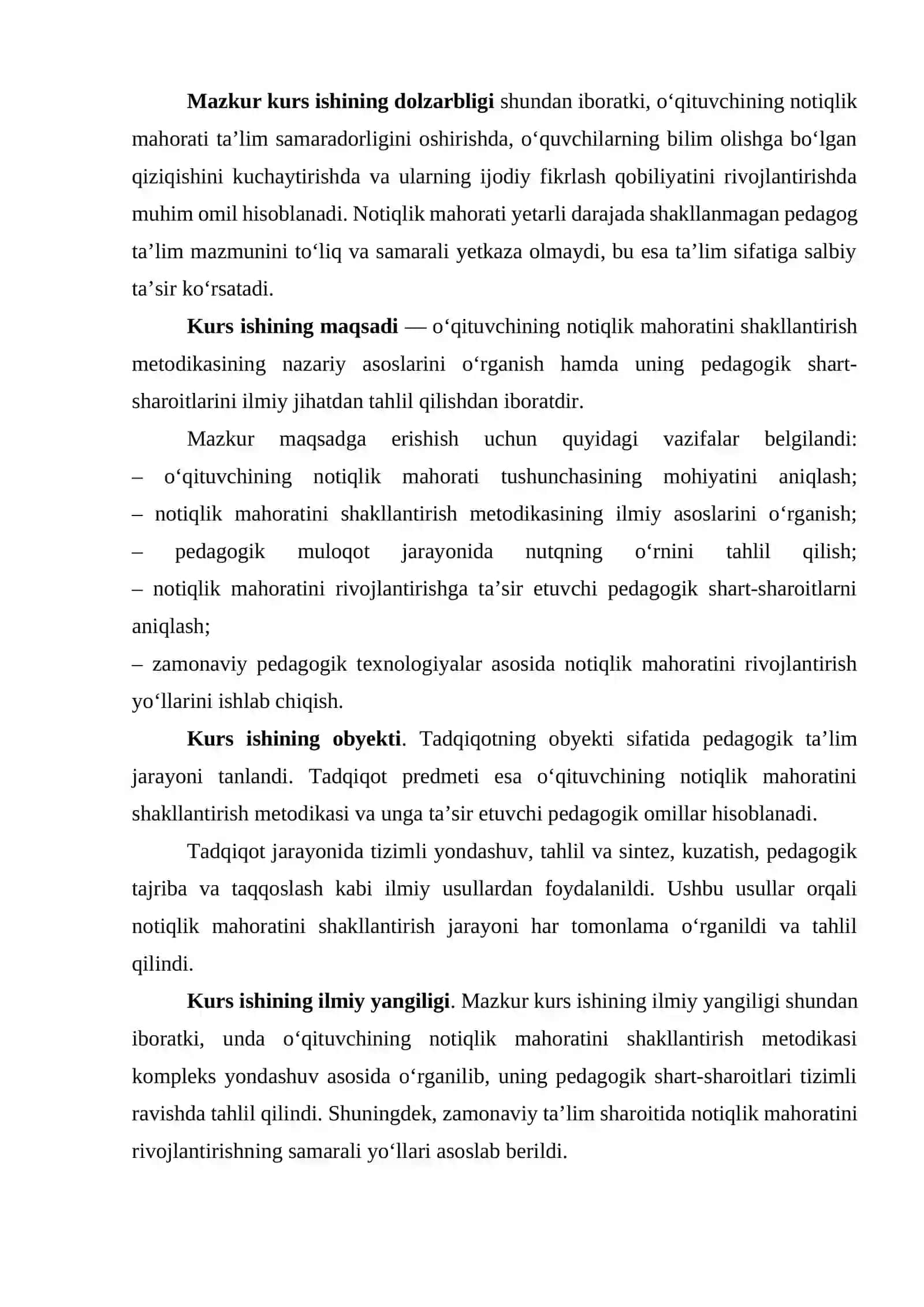 O'QITUVCHINING NOTIQLIK MAHORATINI SHAKLLANTIRISH METODIKASI VA PEDAGOGIK SHART-SHAROITLARI 4
