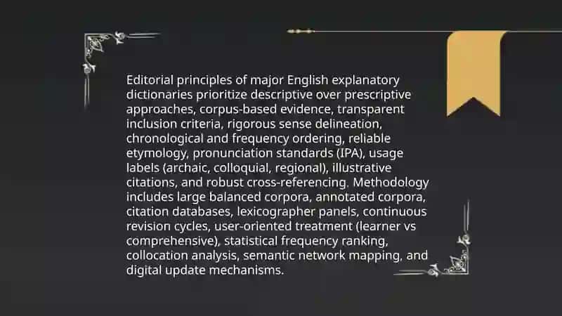 Tags: English language, explanatory dictionaries, lexicographical methodology 4