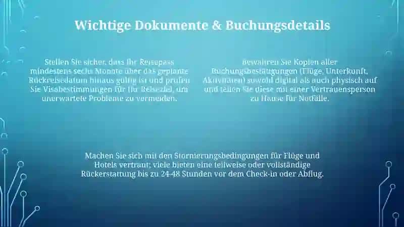 Eine Reise buchen 4