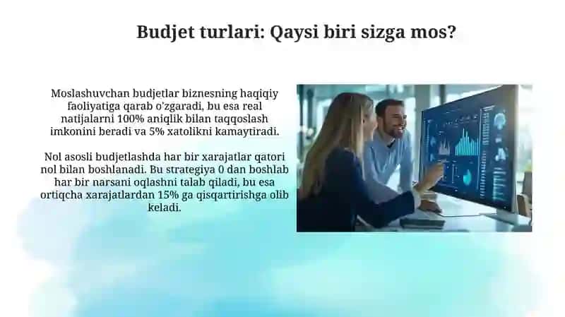 Byudjetlashtirish moliyaviy rejalashtirish 4