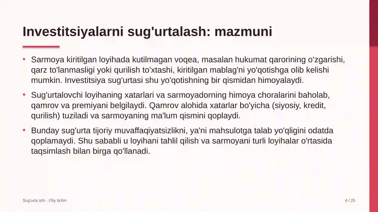 temir yo'l vokzallarida investitsiyalarni sug'urtalash 8342 4