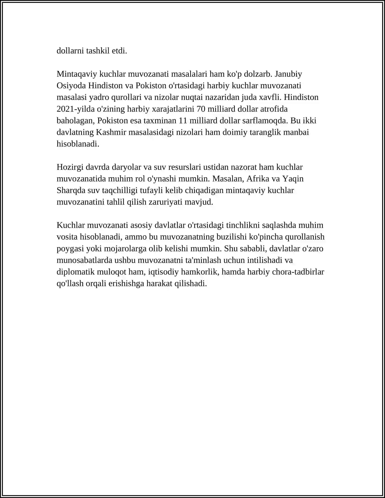 QOʻSHMA KONSTRUKSIYANING TAYANCH REAKSIYALARINI ANIQLASHGA OID MASALALAR 4