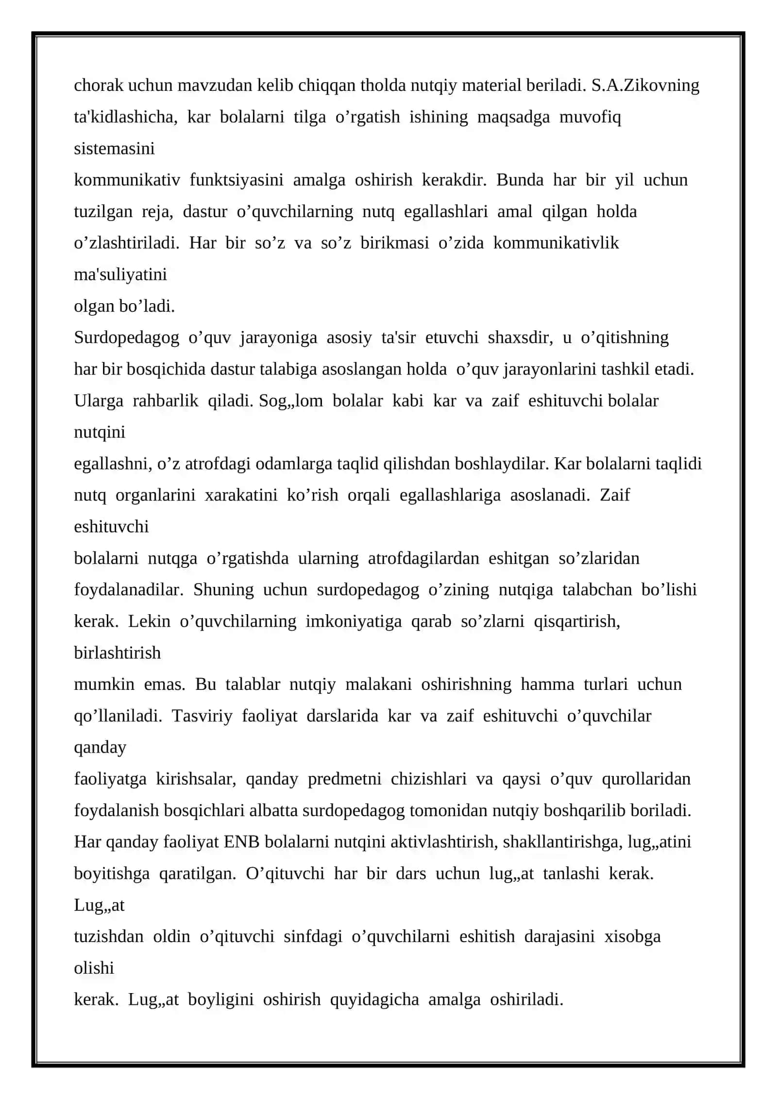 RIVOJLANISHIDA NUQSONI BO'LGAN BOLALARDA BILISH JARAYONINING RIVOJLANISHI 4