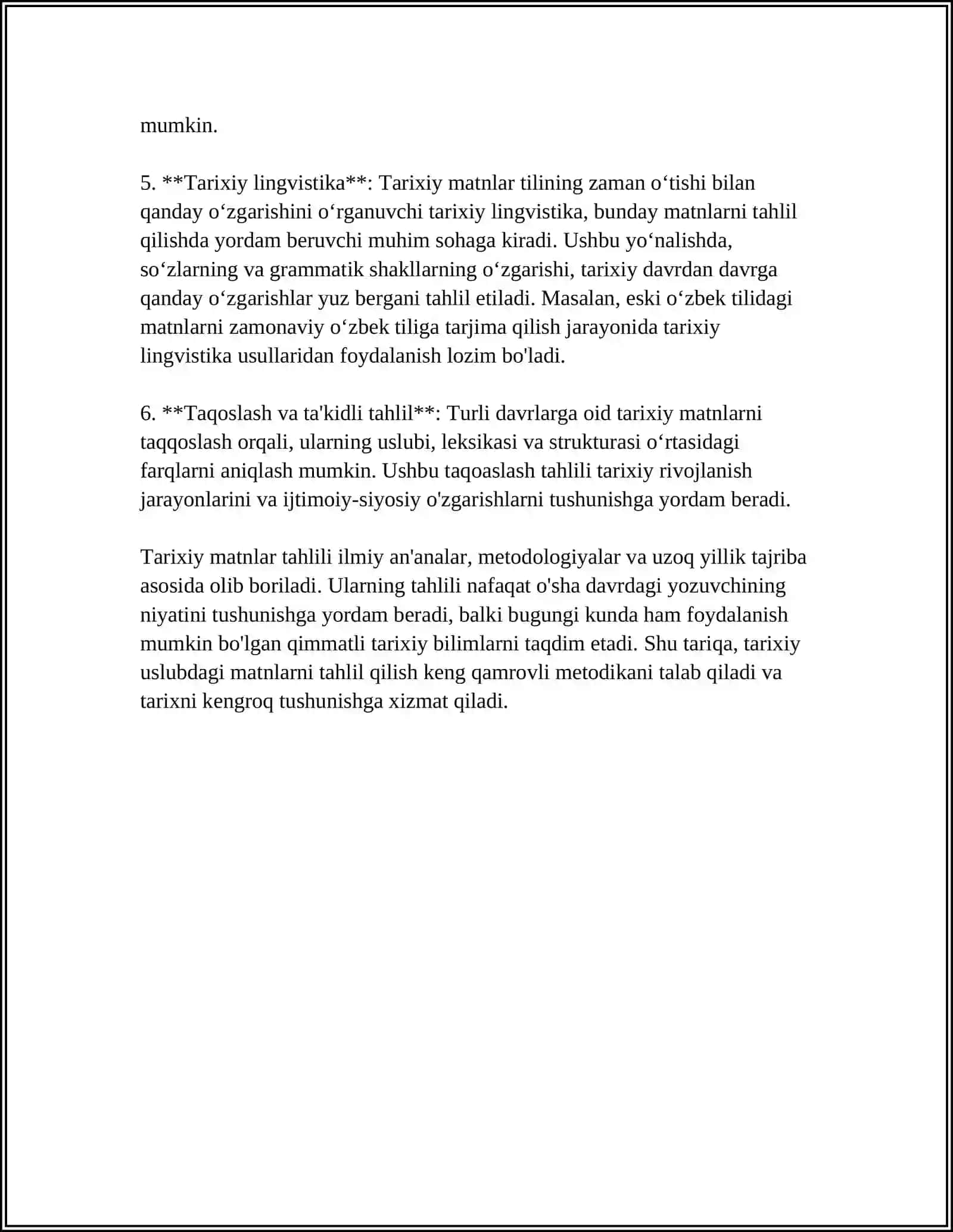 TURLI USLUBGA XOS MATNLARNI TAHLIL QILISH 4