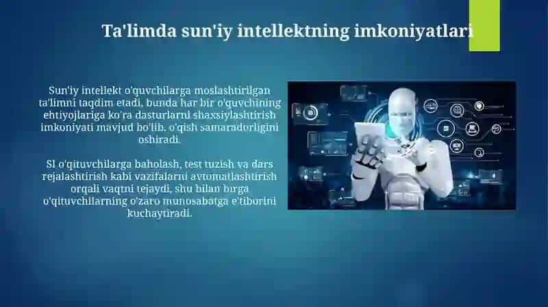 Sun'iy Intellekt va Ta'lim 4