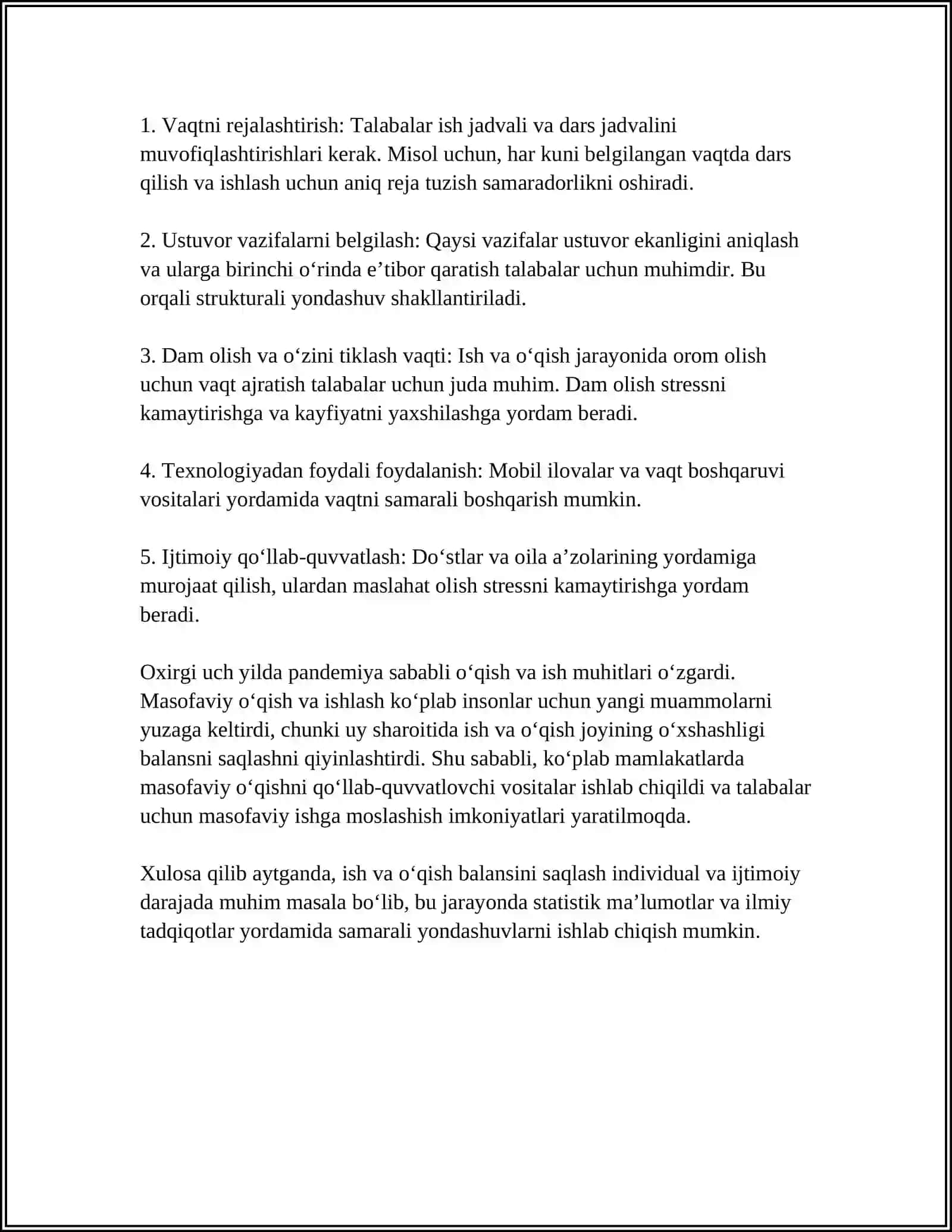 WORK ANDA STUDY 4