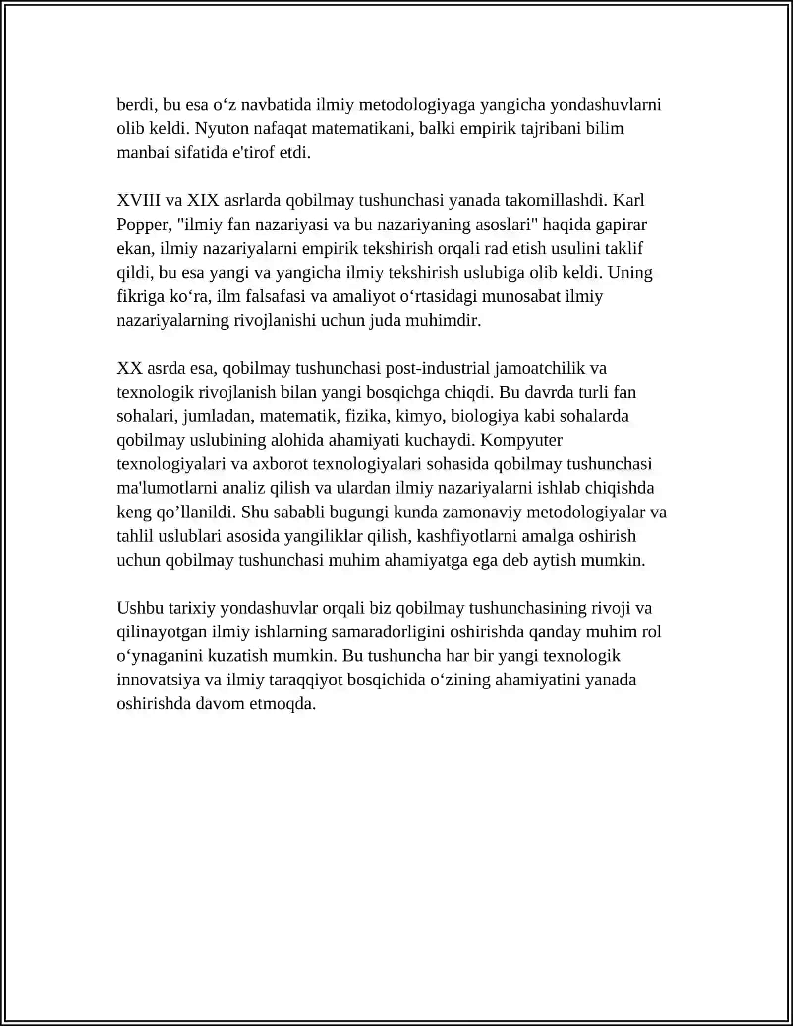 Qobilmay haqida tushuncha 4