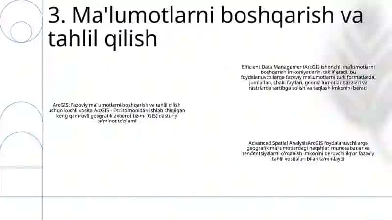 ArcMap Dasturi Haqida 4