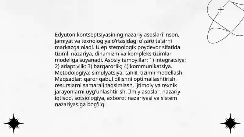 Edyuton kontseptsiyasi 4