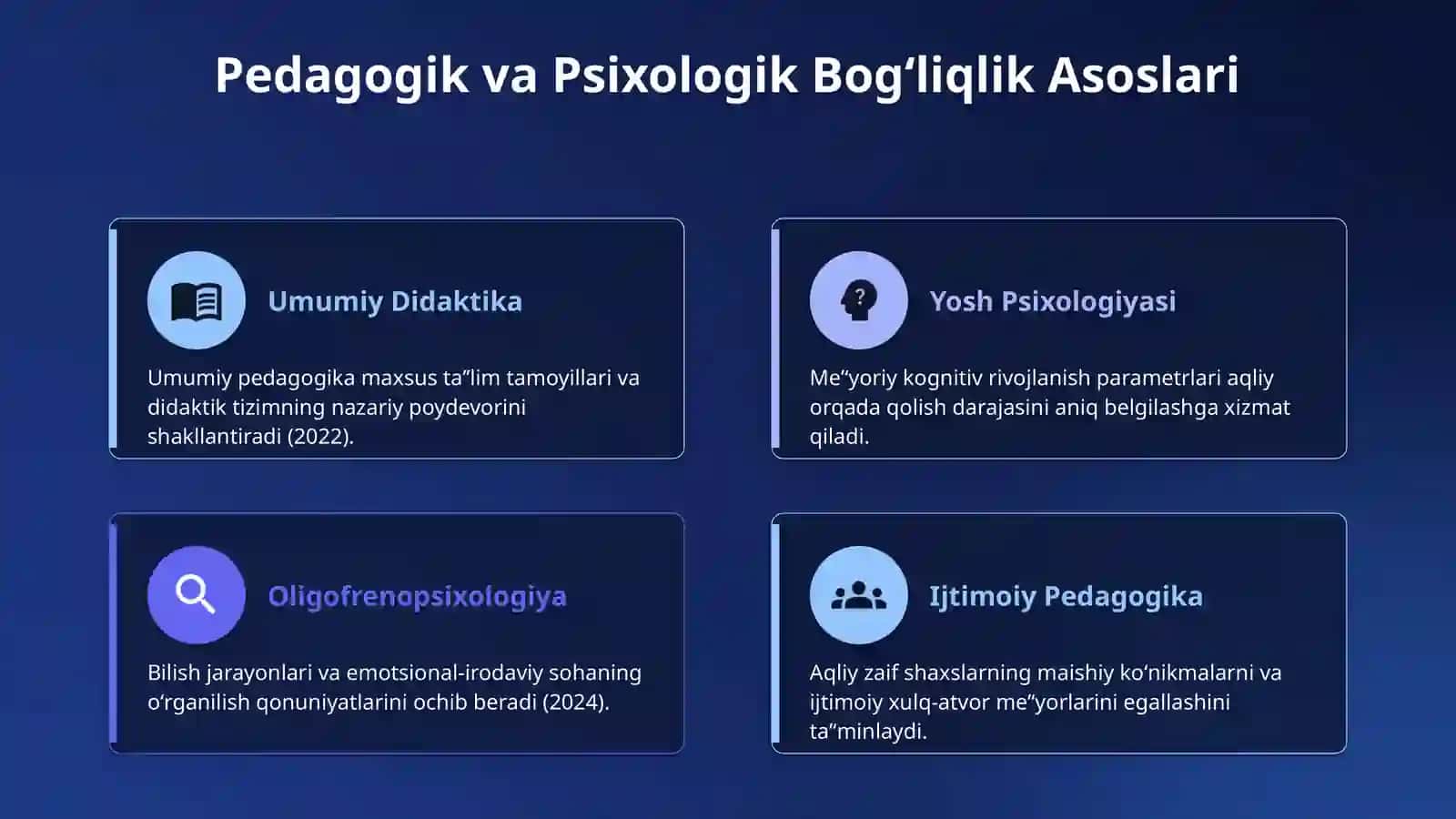 Oligofrenopedagogikaning boshqa fanlar bilan bogʻliqligi 4