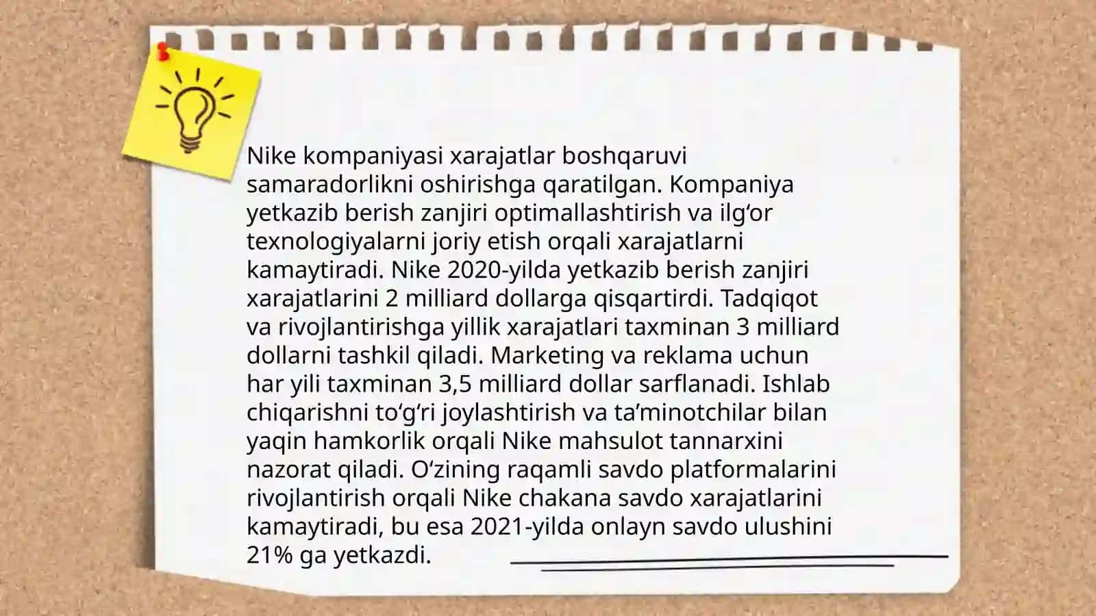 Nike kompaniyasining iqtisodiy kursatkichlari va moliyaviy menejment 4