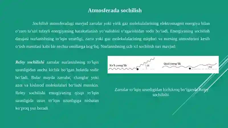 17-mavzu: Masofadanzondlashda energiyaga tasirlar 4