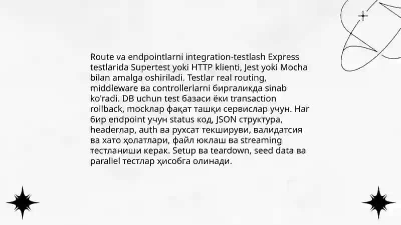 Express testlar 4