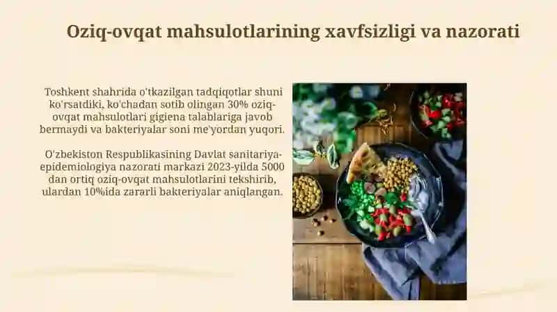 Oziq-ovqat zaharlanishining asosiy sabablari 4