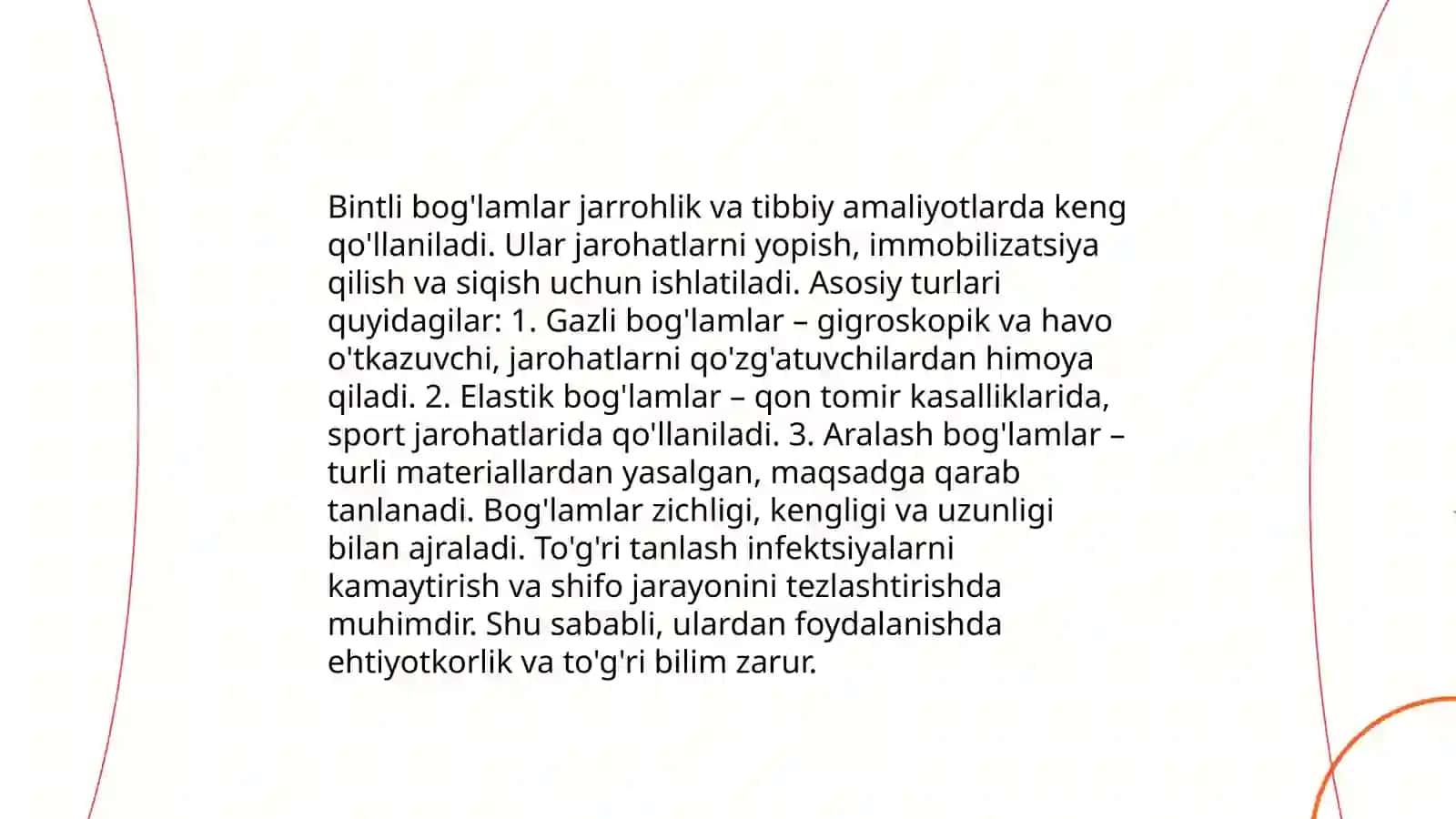 Bintli bog'lamlar 4