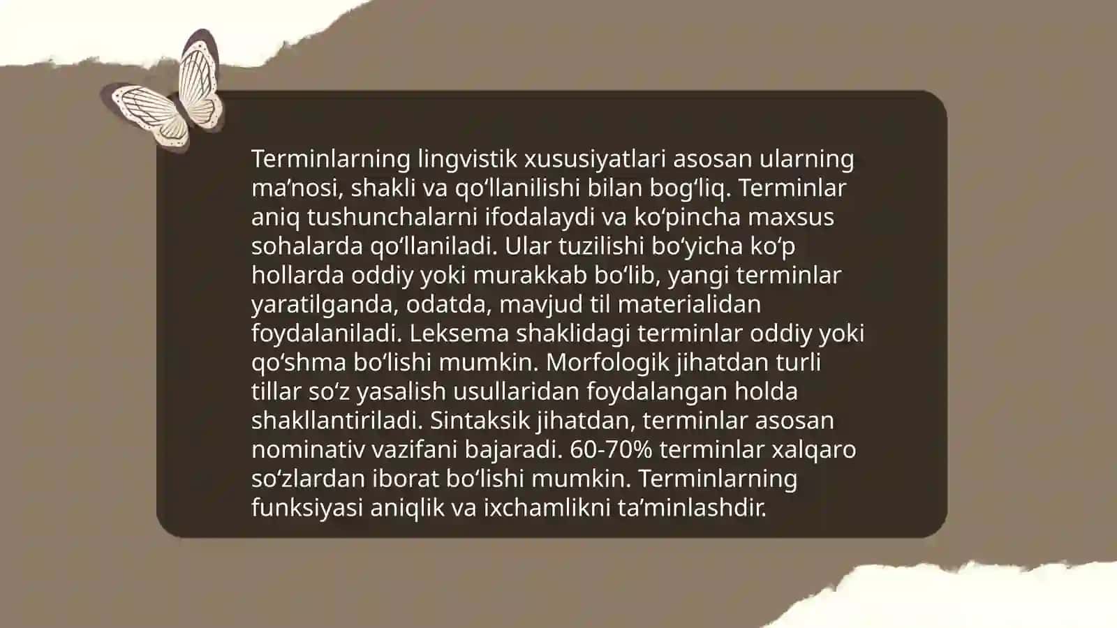 Terminlarning monosemantik xarakteri 4