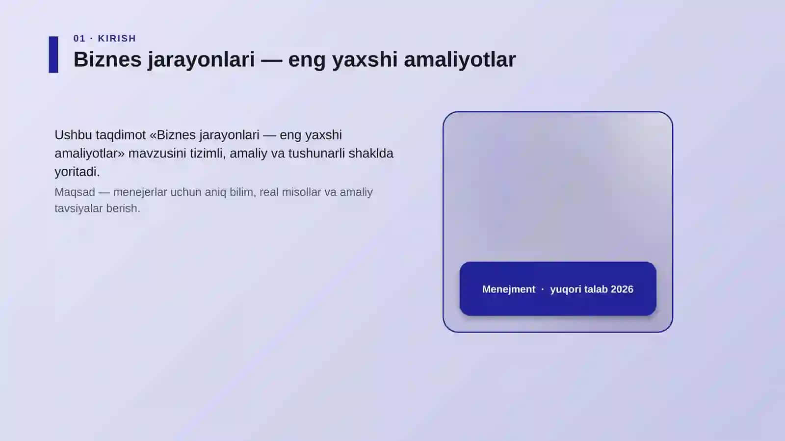 Biznes jarayonlari — eng yaxshi amaliyotlar 4