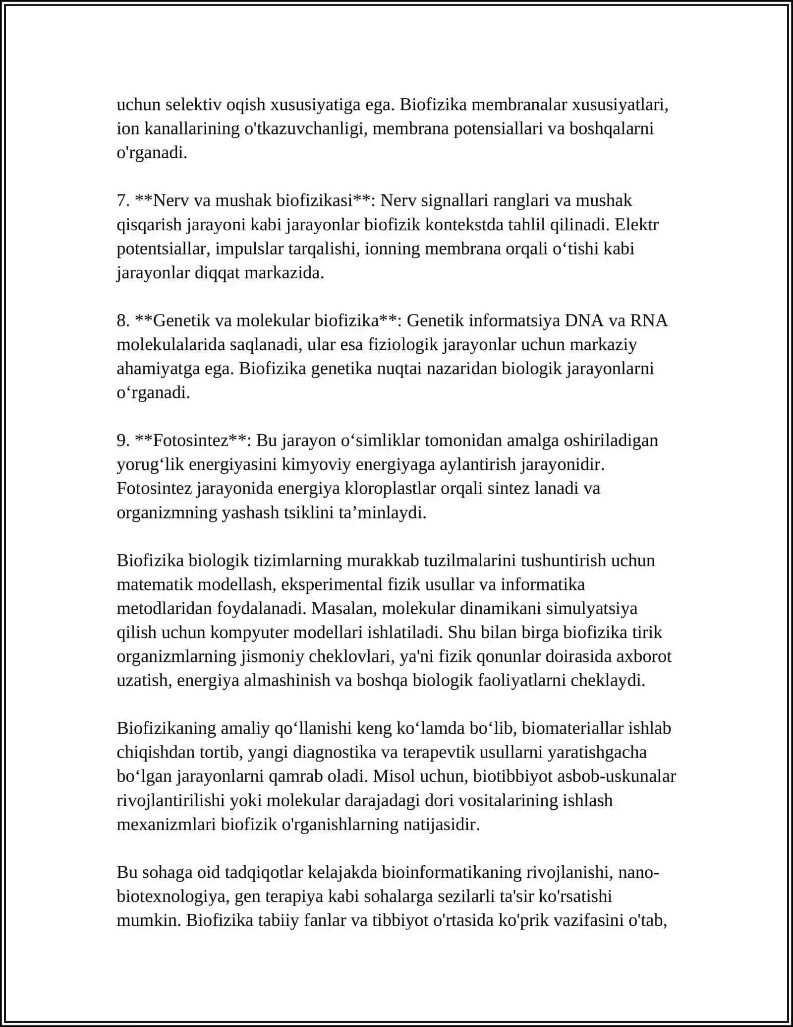 BIOFIZIKA ASOSLARI 4