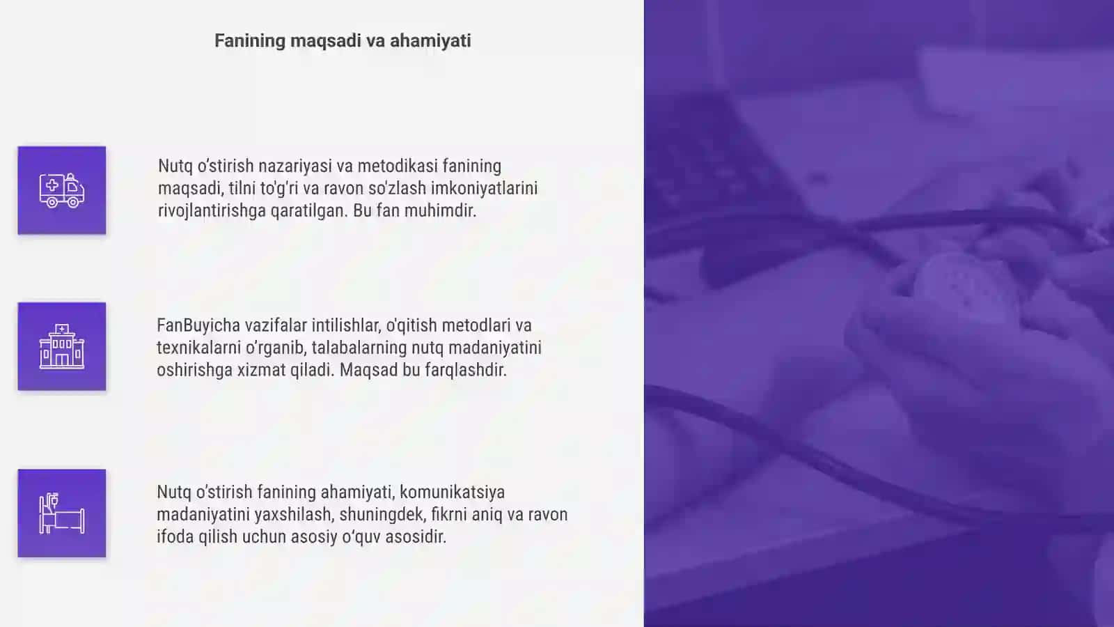 Nutq o’stirish nazaryasi va metodikasi fanining maqsadi va vazifalari 4