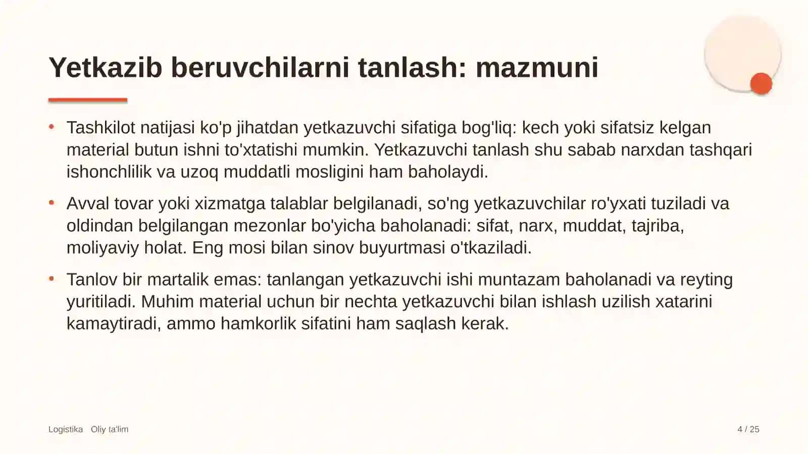 avtobus parklarida yetkazib beruvchilarni tanlash 9879 4