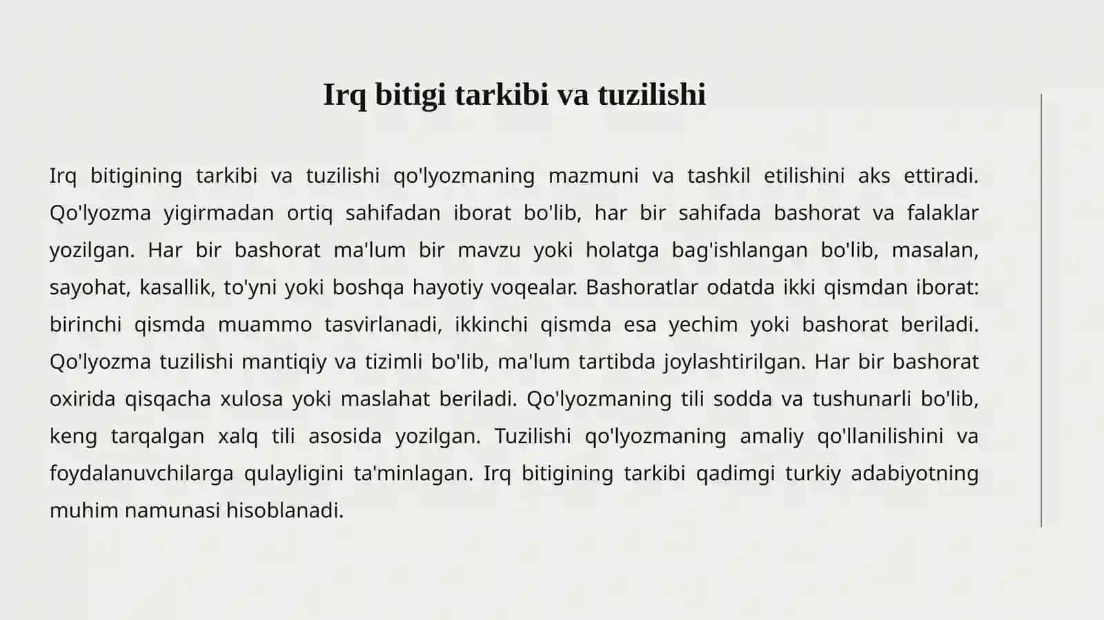 Irq Bitigi 4