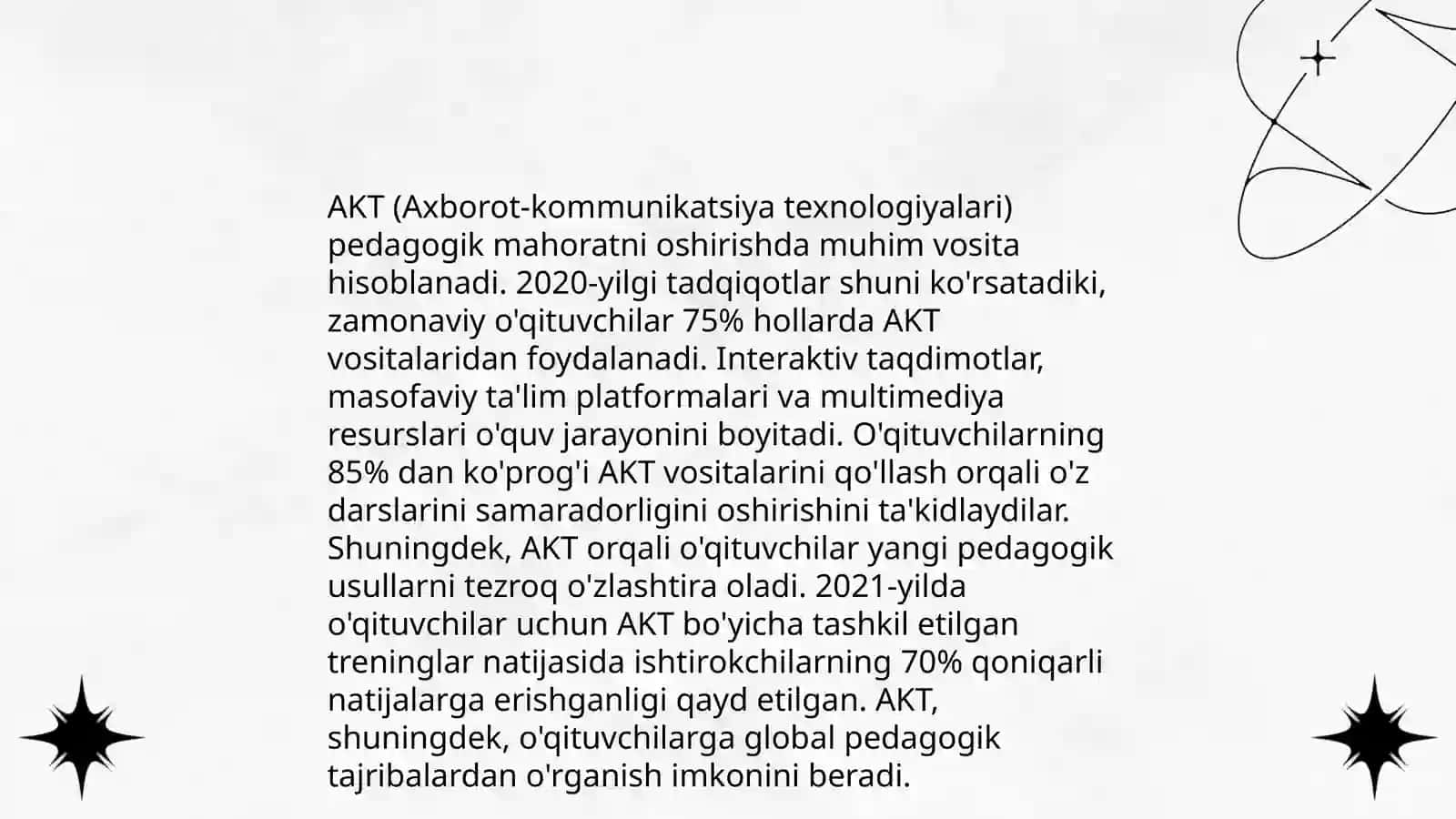 Pedagogik mahoratni shakllanishida axborot kommunikatsiya texnologiyalarining roli 4