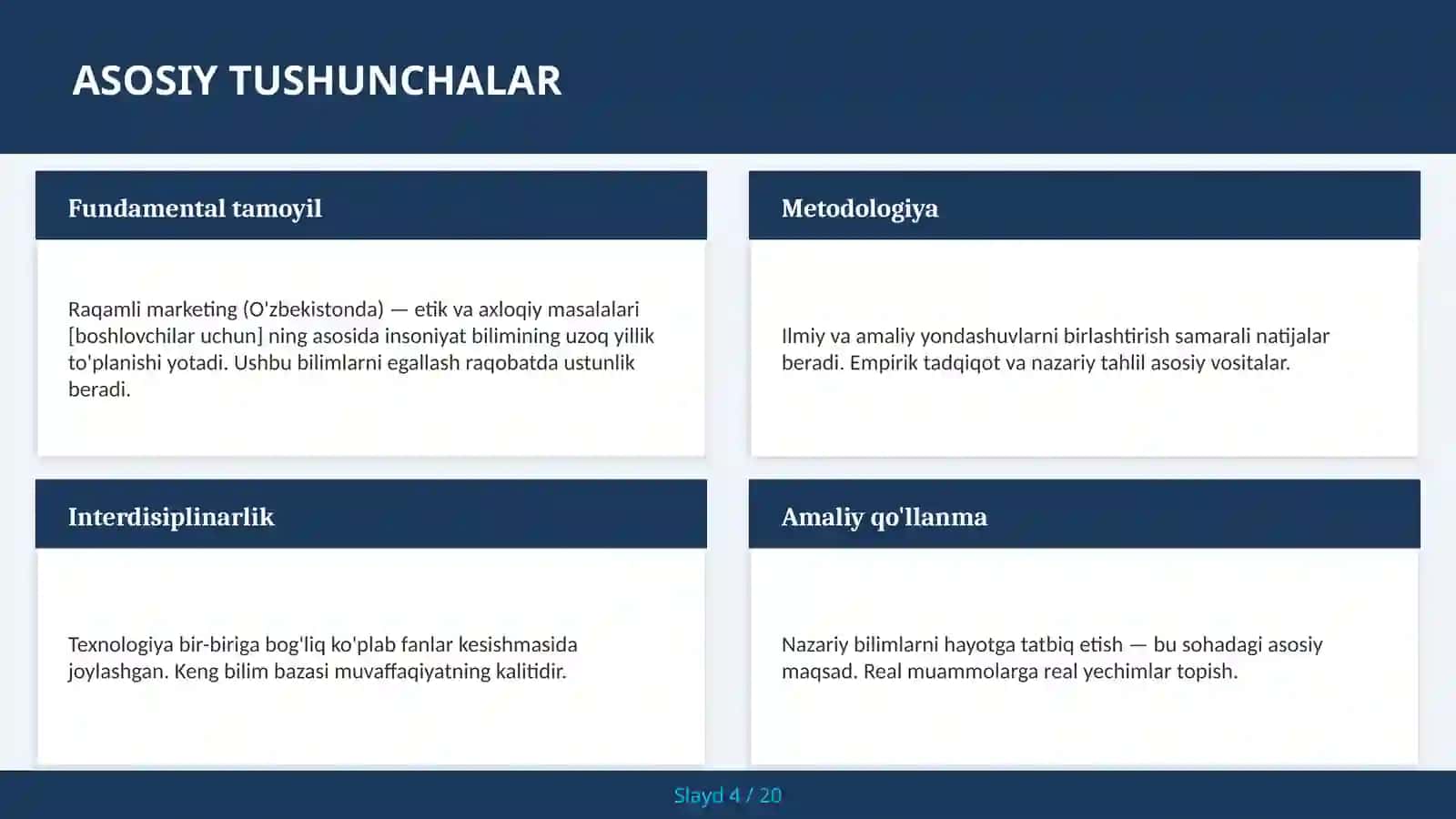 Raqamli marketing (O'zbekistonda) — etik va axloqiy masalalari [boshlovchilar uchun] 4