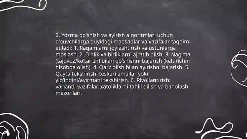 Ogʻzaki va yozma hisoblashga doir didaktik topshiriqlar toʻplami 4