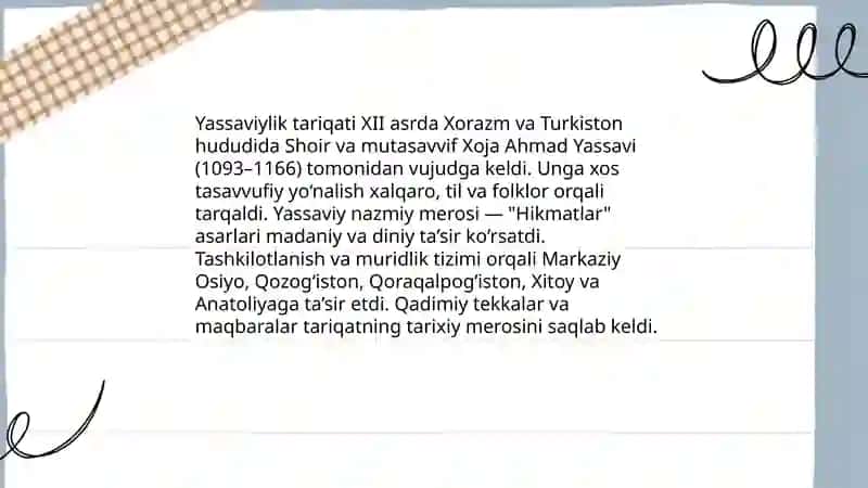 Yassaviya 4