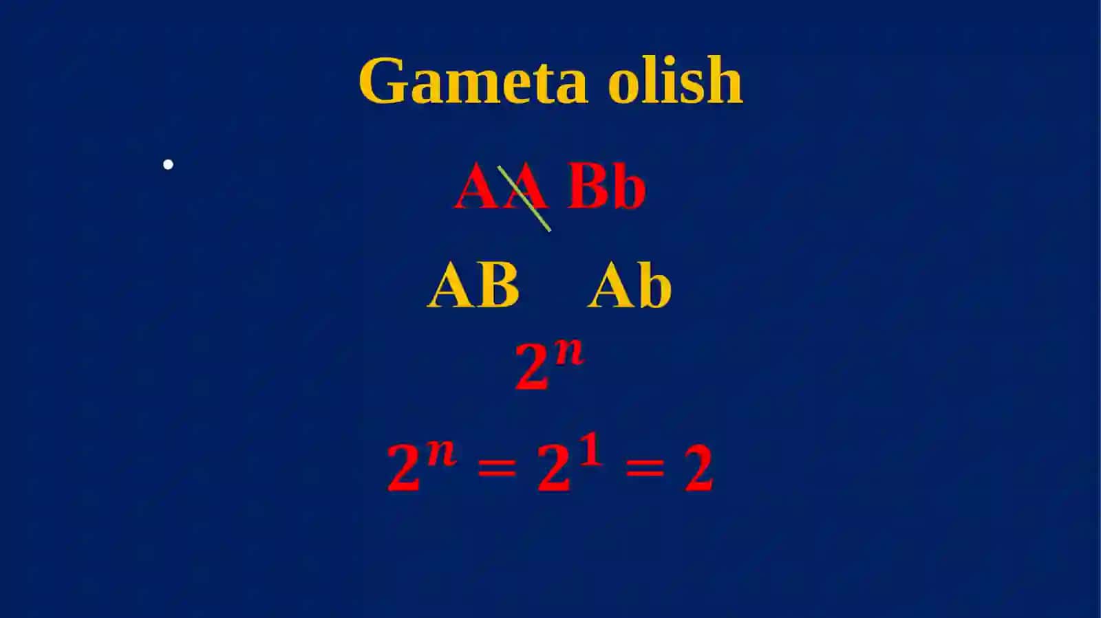 Gameta olish 4
